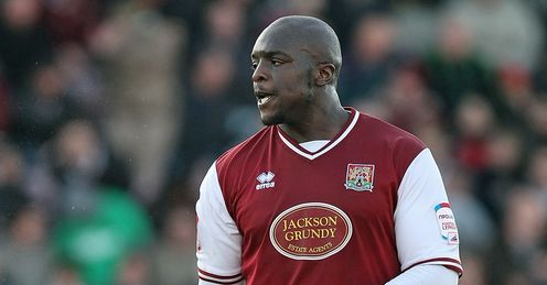 Akinfenwa: barrel-chested frontman has clout and composure, says Beags