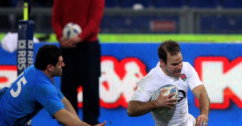 Charlie Hodgson try v Italy 2012