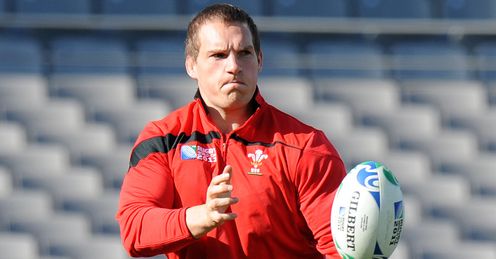 Gethin Jenkins Wales training RWC 2012 Gethin Jenkins Wales training RWC 2012