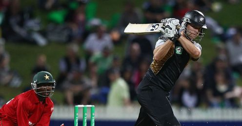 James Franklin New Zealand v Zimbabwe T20 Hamilton