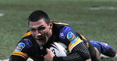 Leeds Rhinos Ryan Hall solo try 2012 Leeds Rhinos Ryan Hall solo try 2012
