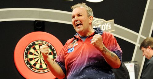 Taylor: hit a nine-darter in Aberdeen