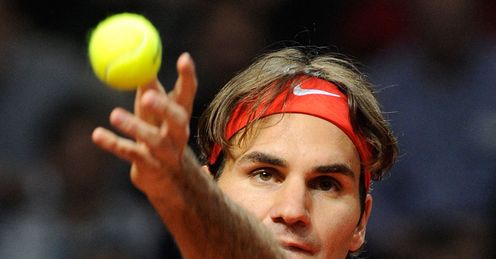 Eye on the ball: Federer will be eager to bounce back from his Davis Cup defeat