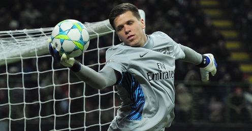 Szczęsny: Arsenal stopper will come up against in-form Ibrahimovic