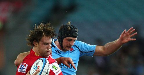 Scott Higginbotham v Dean Mumm tahs v reds Scott Higginbotham v Dean Mumm tahs v reds
