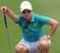 Australian Karrie Webb only completed 14 holes of her second round before lightning stopped play, but she leads by two on 10 under.