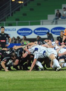 Aironi Rugby v Leinster  RaboDirect Pro 12 scrum 2012