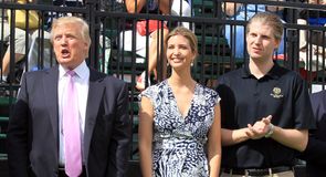 Donald Trump, owner of the Doral Golf Resort, and his children, Ivanka and Eric, were in attendance.
