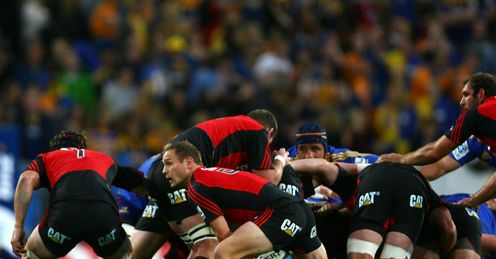 Andy Ellis in action during the Highlanders' clash with the Crusaders