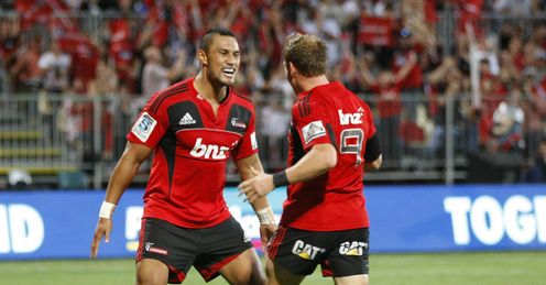 Robbie Fruean and Andy Ellis celebrate Robbie Fruean and Andy Ellis celebrate