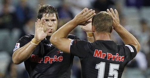 Brumbies v Sharks Willem Alberts Riaan Viljoen Brumbies v Sharks Willem Alberts Riaan Viljoen