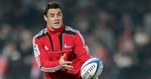 Dan Carter Crusaders warm up 2011 Dan Carter Crusaders warm up 2011