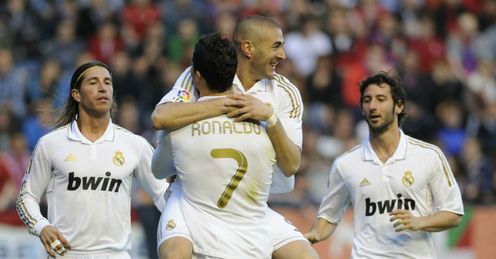 Benzema: playing well for Real