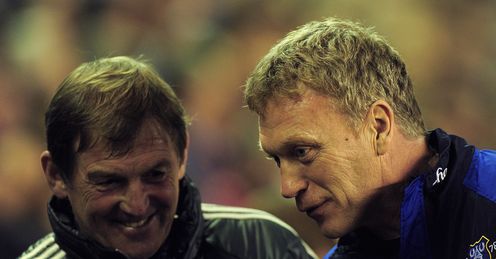 Liverpool v Everton Kenny Dalglish David Moyes