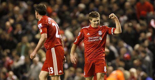 Liverpool v Everton Steven Gerrard
