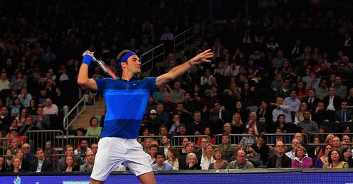 Full flight: by his own admission, Federer is feeling more confident than in 2011