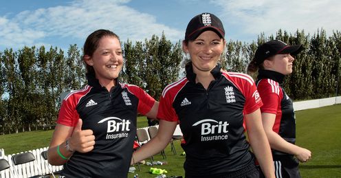 Signing off in style: Sarah and Charlotte posted superb centuries in Christchurch