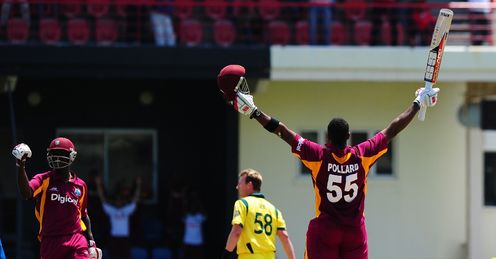 West Indies v Australia 45h ODI Kieron Pollard century West Indies v Australia 45h ODI Kieron Pollard century