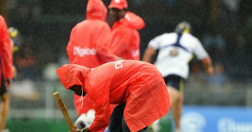 rain delay Arnos Vale Ground West Indies v Australia second ODI