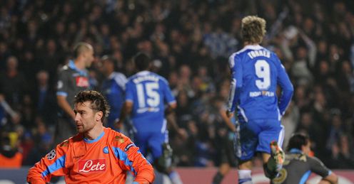  morgan de sanctis napoli ivanovic winner v chelsea