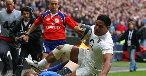 england Manu Tuilagi france Aurelien Rougerie 2 england Manu Tuilagi france Aurelien Rougerie 2