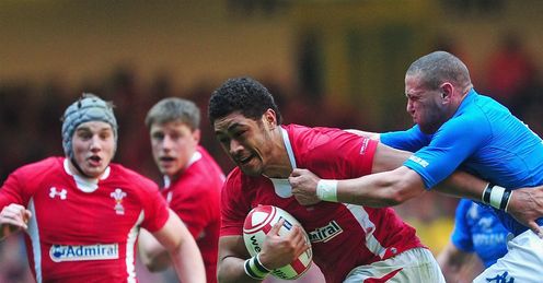 wales Toby Faletau italy Fabio Semenzato wales Toby Faletau italy Fabio Semenzato