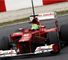 Felipe Massa tests the F2012