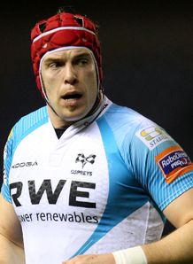 Alun Wyn Jones Ospreys 2012 pro12 Alun Wyn Jones Ospreys 2012 pro12