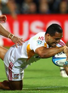 Lelia Masaga scores chiefs Western Force 2012 Lelia Masaga scores chiefs Western Force 2012