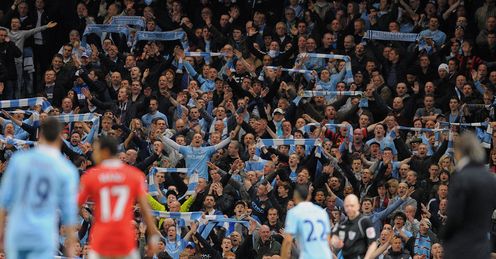 Fans Manchester City United Premier League