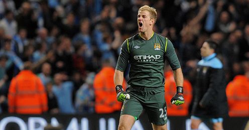 Joe Hart Manchester City United Premier League