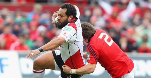 Afoa: should make a big impact for Ulster