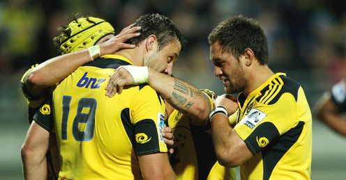 Jeremy Thrush; Jack Lam Hurricanes v Sharks Jeremy Thrush; Jack Lam Hurricanes v Sharks