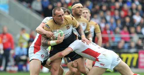 Gareth Hock Wigan Warriors v St Helens Good Friday derby Gareth Hock Wigan Warriors v St Helens Good Friday derby