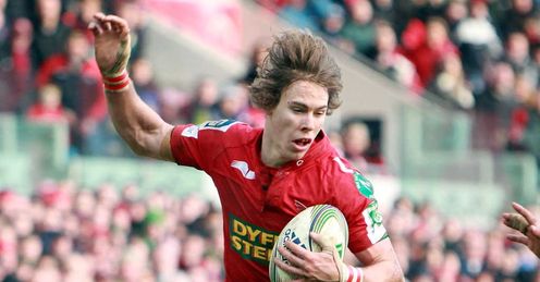Liam Williams - Scarlets - Jan 2012 Liam Williams - Scarlets - Jan 2012