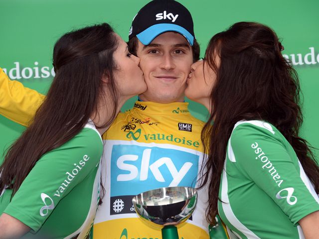 Thomas: Took his first WorldTour victory in style