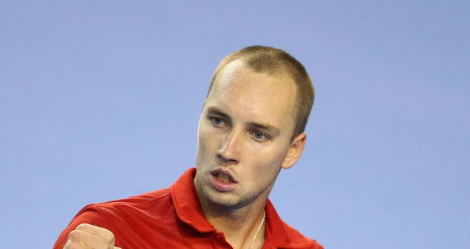 Darcis gives Belgians the lead