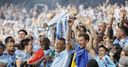 Man City celebrations