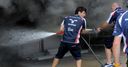Williams fire victim returns to England