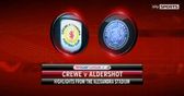 Crewe 2-2 Aldershot