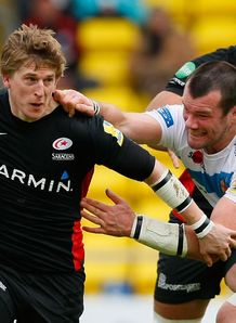 SKY_MOBILE David Strettle Saracens Tom Hayes Exeter SKY_MOBILE David Strettle Saracens Tom Hayes Exeter