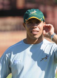 Ricardo Loubscher Springbok backs coach Ricardo Loubscher Springbok backs coach