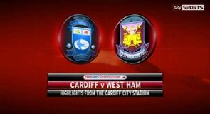 Cardiff 0-2 West Ham