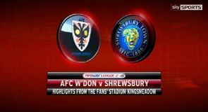 AFC Wimbledon 3-1 Shrewsbury