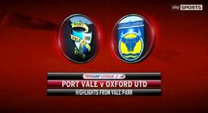 Port Vale 3-0 Oxford