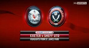 Exeter 2-2 Sheffield Utd