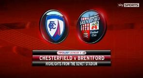 Chesterfield 2-3 Brentford