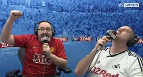 Man Utd v Swansea - Fanzone