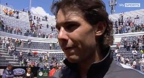 Focused Rafa wins in Rome