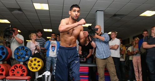 Khan: will tackle Danny Garcia on July 14